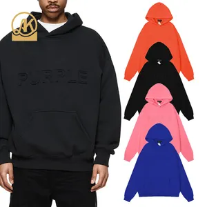 Applique Wholesale Hoodies Unisex Pullover Oversize Heavyweight 100% Cotton Hoodies For Men