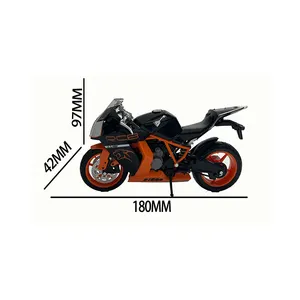 摩托车比例压铸越野摩托车模型合金山地玩具定制压铸模型摩托车