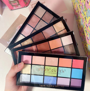 พาเลทอายแชโดว์เครื่องสำอาง15สีอายแชโดว์แบบวีแกนธรรมชาติออกแบบโลโก้ได้ตามต้องการ - Product Image 1