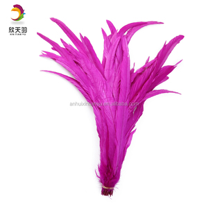20 màu có sẵn 100 cái/túi 25-30 cm lông gà trống nhuộm - Product Image 4