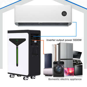 Système de générateur solaire mobile pour usage domestique à énergie <span class=keywords><strong>renouvelable</strong></span> 3000W/5500W avec batterie LiFePO4, contrôleur MPPT et panneaux solaires monocristallins - Product Image 6