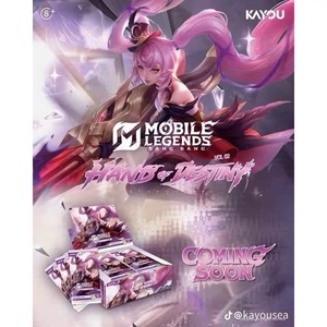 48 Cajas de Cartas KAYOU Mobile Legends Bang Bang Hand of <span class=keywords><strong>Destiny</strong></span>, Edición en Inglés, Juego de Cartas, Juguete de <span class=keywords><strong>Anime</strong></span>, Venta al por Mayor para Sala de Estar - Product Image 3