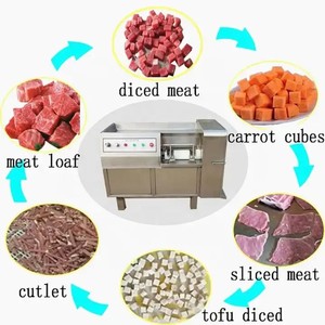 산업용 대형 육류 다이싱 절단기/다기능 쇠고기 돼지 고기 닭고기 큐브 절단기 - Product Image 3