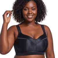 Soutien-gorge sans armatures ajustable push-up rembourré en satin fin, couvrance totale, sans bonnet, best-seller, contrôle des aisselles, grandes tailles