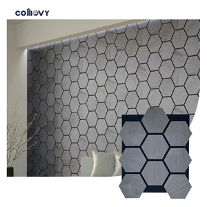 Comovy - Paneles Decorativos Acústicos de Madera para Pared, Económicos, 4x8, Adhesivos de Pared 3D para Decoración del Hogar, para Dormitorio - Product Image 1