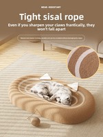 Jouet pour chat en sisal de style mignon, durable, anti-déchirure, très résistant aux rayures, de qualité supérieure