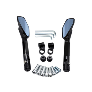 Rétroviseurs Latéraux de <span class=keywords><strong>Moto</strong></span> CNC Spiegel Universel pour <span class=keywords><strong>Kawasaki</strong></span> Z250 <span class=keywords><strong>Z750</strong></span> Yamaha Honda CBR650F CBR250R - Product Image 2