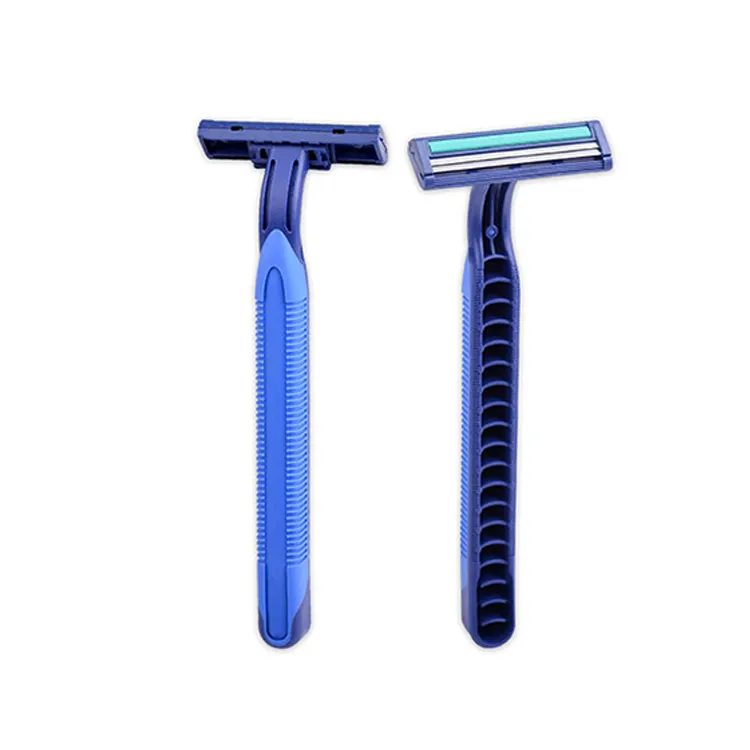 Disposable Razors For Men Factory Price Two-Layer Stainless Steel Blade Straight Disposable Shaving Razors For Men OEM