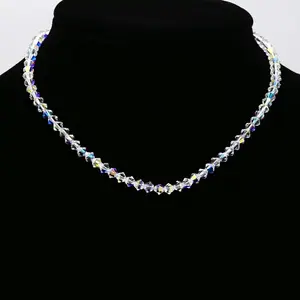 Crystal Chain Necklace Crystal Beads Crystal Necklace For Men