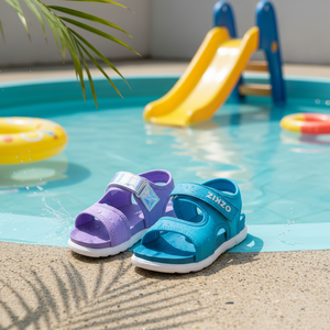 Sandales d'été cool style coréen OZKIZ pour filles de 2 à 7 ans, à bout ouvert, respirantes, doublure en polyester, vente en gros, mode enfantine - Product Image 3