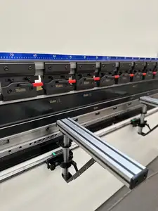 Tailift mesin bending OK CNC TCH-100 3.2M 4 + 1 mesin rem tekan Servo elektro sumbu dengan pengendali Tailift CT15