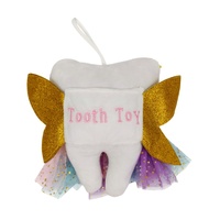 Peluche personnalisée en forme de dent, animal en peluche sur mesure à partir de votre dessin, design IA, cadeau doux et mignon pour enfants, idéal pour une baby shower