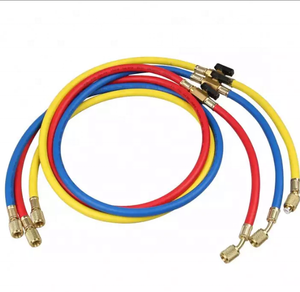 Tuyau de Recharge 3 Couleurs 90CM pour Réfrigérateurs et Climatiseurs – Outil de Service de Réfrigération pour Gaz Frigorigènes R22, R134A, R410A - Product Image 6