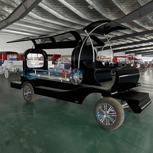 Classic HorseTowable Funeral Hearse New Customised High Quality Electric Funeral Hearse Cart Special Transportation - Product Image 4