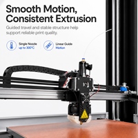Printer 3D Open-Frame Industri Baru 1000x1000x1000mm, Beban Platform 60kg, Rangka Aluminium Alloy, Kecepatan Cetak 350mm/s, USB Otomatis