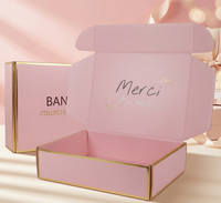 Emballages en carton ondulé personnalisés haut de gamme avec gaufrage pour l'emballage de cosmétiques et de bijoux