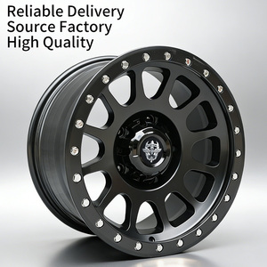Rines FLowtone de 17 Pulgadas Negros 5x127mm 5x150mm, Rines Todoterreno de Aleación para Automóviles, 17" 5 Orificios para Jeep Dodge <span class=keywords><strong>Lincoln</strong></span> Cruiser - Product Image 1