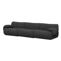 Canapé convertible pliable de haute qualité avec 3 places, réglage flexible de la position, canapé modulaire Cloud pour usage commercial