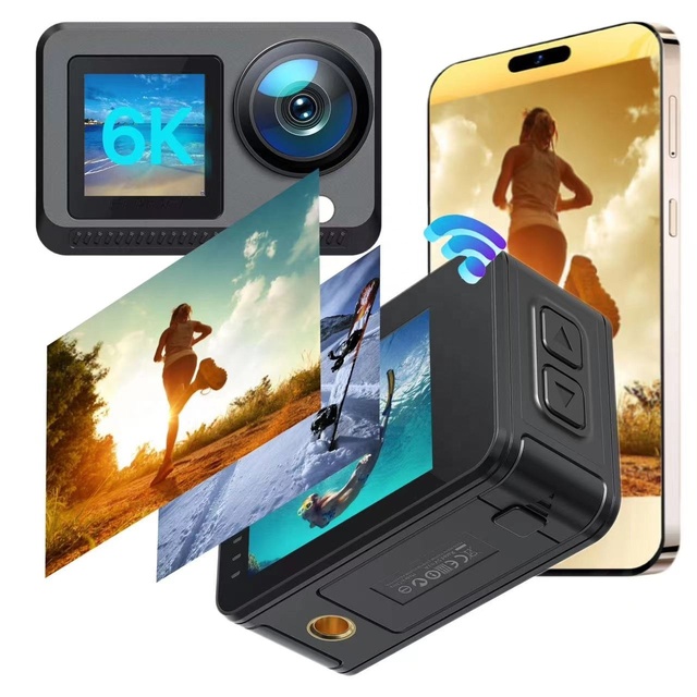 2024 6K 5K 4K 60FPS Vlog Sports DV EIS Anti-shake Support App Customization and Open SDK Body Waterproof 20M Action Camera