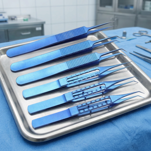 Offre Spéciale : Pinces à greffe capillaire en acier, instruments chirurgicaux manuels en titane Satinsky, outils d'implantation capillaire - Product Image 3