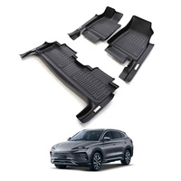 Tapis de sol intérieurs noirs en gros pour voiture, couverture complète en moquette, accessoires intérieurs toutes saisons pour BYD Sealion 6 2024-