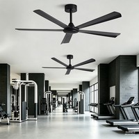 Ventilateur de plafond Phufan 56 pouces avec caméra cachée, télécommande, application/WiFi, moteur BLDC silencieux, classe d'efficacité énergétique A, garantie 5 ans
