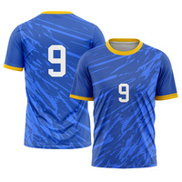 Camiseta de Fútbol Retro Unisex con Diseño Personalizado OEM ODM, Camiseta a Rayas Clásica Vintage, 100% Poliéster, Secado Rápido que Absorbe la Humedad