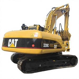 Pelle sur chenilles Caterpillar 320c état d'occasion avec services complets d'entretien excavatrices de chantier d'occasion - Product Image 1