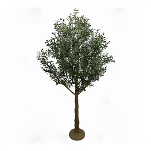 Vente en gros de plantes artificielles au look réel de <span class=keywords><strong>2</strong></span>.6 mètres, <span class=keywords><strong>olivier</strong></span> en pot dans un pot en plastique pour intérieur et extérieur - Product Image 2