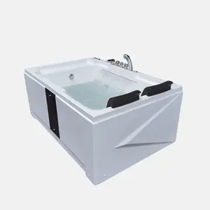 2 người Deluxe tốt nhất hệ thống massage Acrylic bồn tắm nước nóng trong nhà Spa jacuzzier hình chữ nhật Thác bồn tắm