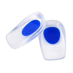 Orthotic sol silikon tumit cangkir bantalan untuk tulang taji sakit atau memar kaki nyeri dan perawatan Insole gel - Product Image 5