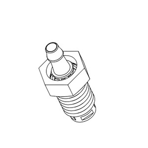 ข้อต่อเจียโหยว ขนาดเกลียว 1/4-28UNF ภายนอก 2.4 มม. สำหรับท่อ PU ไนลอน น้ำ แก๊ส น้ำมัน ตะกอน ไอเสีย - Product Image 1