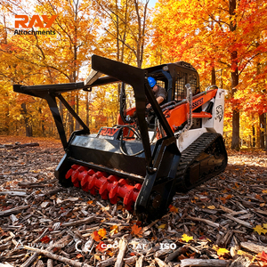 Pelle ou Chargeuse Compacte de Haute Qualité Avec <span class=keywords><strong>Broyeur</strong></span> Forestier Rotatif, Déchiqueteuse à Bois, <span class=keywords><strong>Broyeur</strong></span> de Souches, Débroussailleuse Robuste - Product Image 6