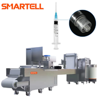 Machine d'emballage automatique électrique Smartell pour kits de perfusion à seringue jetable, contrôlée par PLC, moteur haute productivité, souple