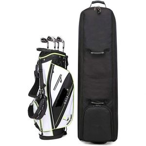 BSCI factory Wear Resistant Waterproof Golf Club <b>Travel</b> <b>Bag</b> Case with <b>Wheels</b> - Product Image 1
