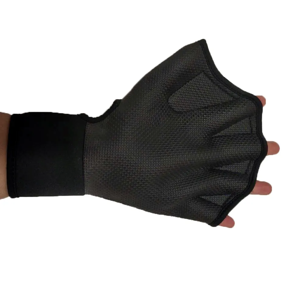 Guanti comodi guanti neri personalizzati 4 mm in Neoprene impermeabile Sport palmato potere nuoto guanti
