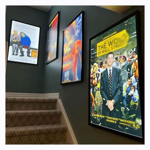 Customized Wall Art <b>Frame</b> Light A1 A2 <b>A3</b> A4 Cinema Poster <b>Frame</b> Illuminated LED Light Box Ultra Thin Light Box - Product Image 6