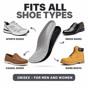 Plantillas de Cuero Vacuno Premium para Hombre y Mujer, Transpirables, Amortiguadoras, Soporte de Arco, Accesorio para Zapatos Deportivos y Planos - Product Image 6