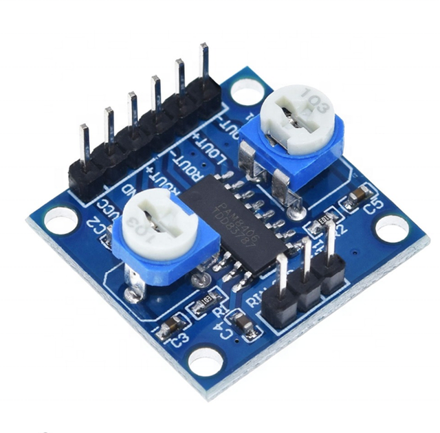 PAM8406 Digital Amplifier Board With Volume Potentiometer 5Wx2 Stereo M70