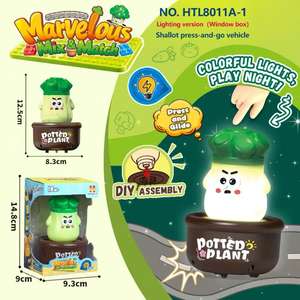 Nouvelle vente chaude 2026 : Voiture de course à pousser pour bébés et tout-petits avec motif de légumes - Product Image 1