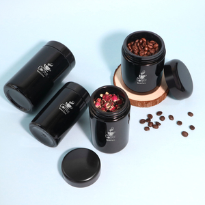 צנצנות זכוכית סיטונאיות 100ml 150ml 200ml 300ml שחורות UV גבוהות עגולות סגולה אטומות לריח פה רחב לאחסון - Product Image 5