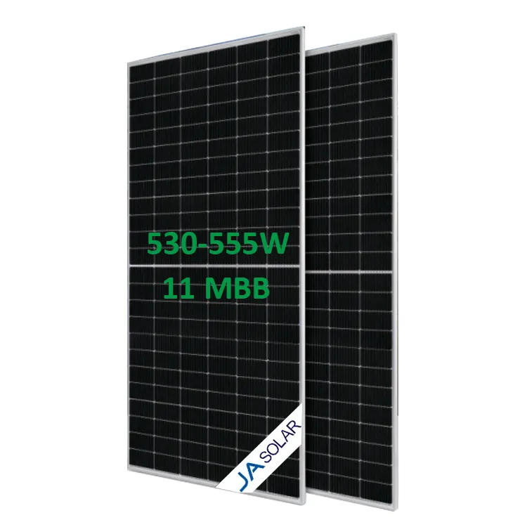 जा सौर मोनोक्रिस्टलाइन मोदुल 500 वाट 550 वाट 550 डब्ल्यू सौर पैनल