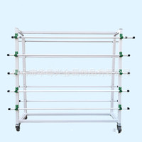 Porte-tapis blanc Double face personnalisable, pour nappe coulissante, support pour tapis, 45 pièces