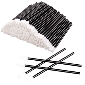 Pincel desechable para labios con mango hueco, herramienta de belleza portátil, pincel para labios con acabado flocado, pincel especial para maquillaje de labios. - Product Image 1