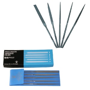 Jeu de limes à aiguilles industrielles japonaises de haute qualité TSUBOSAN, à extrémité conique, ensembles de 5 à 12 pièces, pour ébavurage - Product Image 1