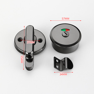 Accesorios para Divisores de Baño Yiweidi, Acero Inoxidable 304, 57mm 37mm 95mm 34mm, Juego de Herrajes Modernos y Sencillos para Baño - Product Image 1