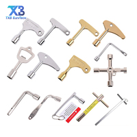 Clé triangulaire pour porte de couloir d'ascenseur, clé de verrouillage compatible avec Mitsub*shi Thyss*nKrupp H*tachi Ot*s