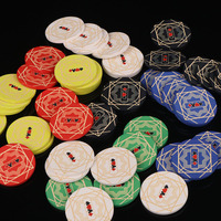 Vente en gros de jetons en céramique de casino personnalisés de haute qualité jetons de poker 10 grammes nouveau design de jetons en céramique pour jeu de société Texas Hold'em