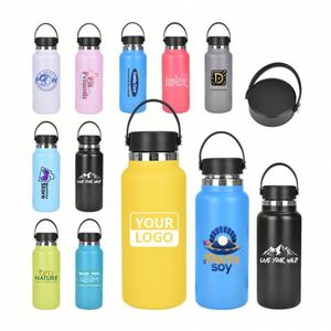 Bouteille d'eau en acier inoxydable recyclé écologique 17oz/20oz/25oz/32oz avec couvercle, logo personnalisé, 500ml, différentes couleurs disponibles - Product Image 5