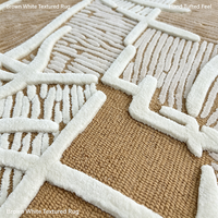 Tapis tufté à la main en laine, tencel, bambou et soie, tapis de sol fait main pour salon, chambre à coucher, décoration moderne de la maison